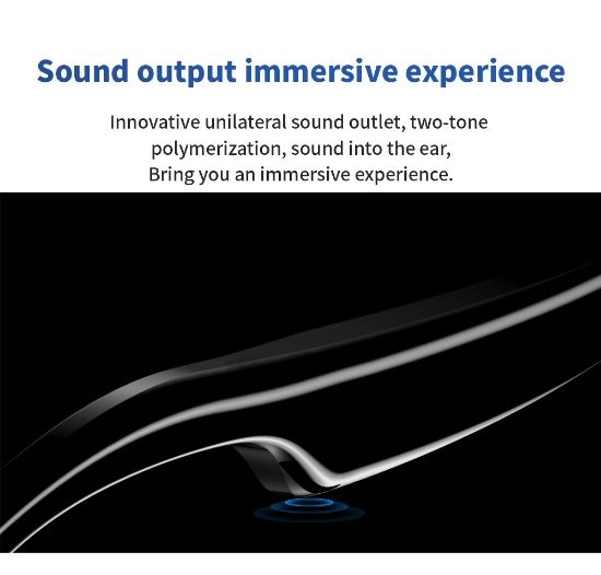 Picture of Fashion smart bluetooth half frame glasses