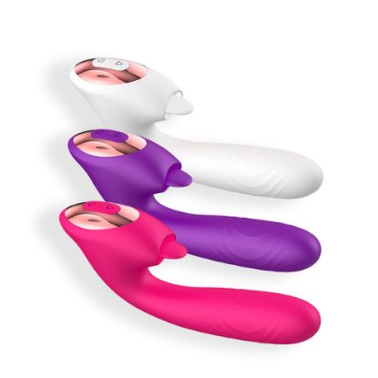 Picture of Tongue-like retratable vibrator