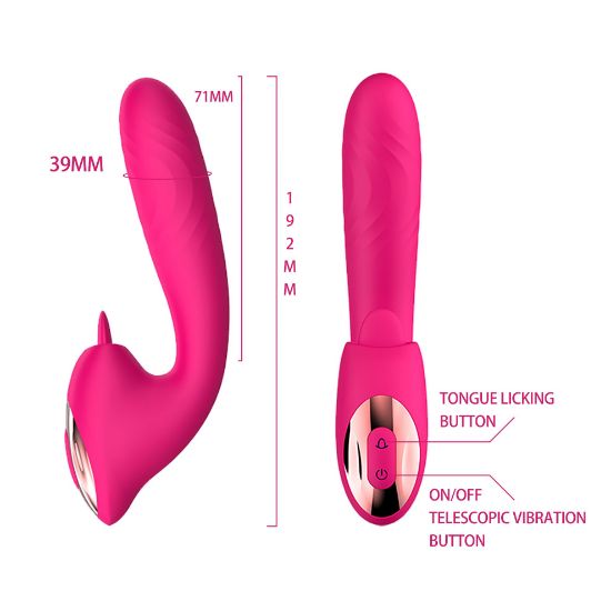 Picture of Tongue-like retratable vibrator