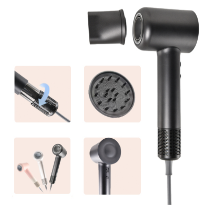 Picture of ORYEGR High Speed Hair Dryer with Diffuser – 110,000 RPM Brushless Motor, Negative Ion, Lightweight, Low Noise, Smart Temperature Control, Fast Drying for All Hair Types