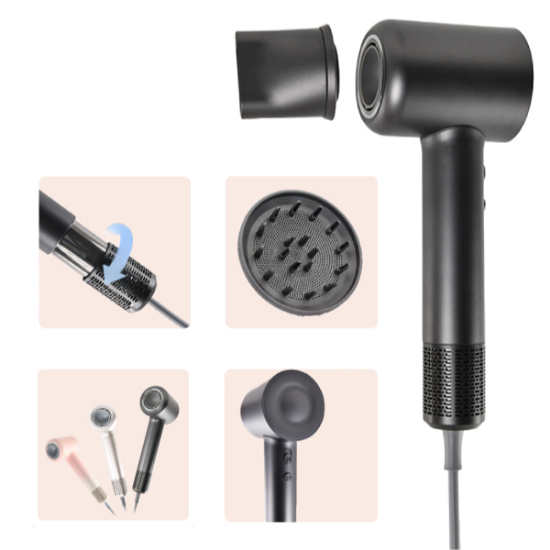Picture of ORYEGR High Speed Hair Dryer with Diffuser – 110,000 RPM Brushless Motor, Negative Ion, Lightweight, Low Noise, Smart Temperature Control, Fast Drying for All Hair Types